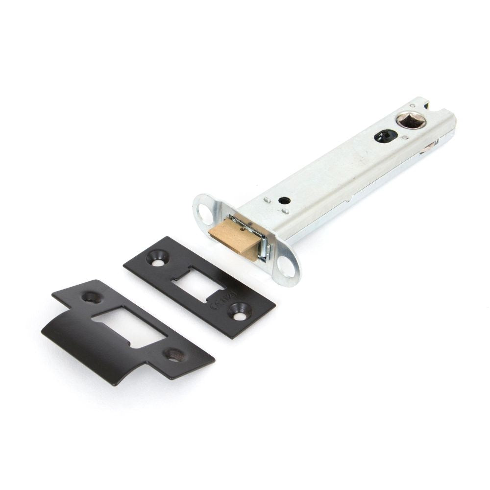 This is an image showing From The Anvil - Black 5" Heavy Duty Latch available from T.H Wiggans Architectural Ironmongery in Kendal, quick delivery and discounted prices