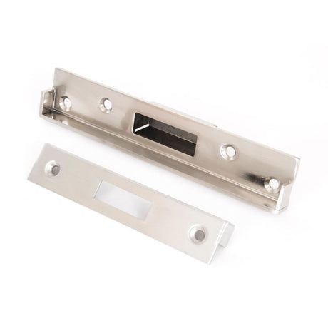 This is an image showing From The Anvil - SS 1/2" Rebate Kit for Deadlock available from T.H Wiggans Architectural Ironmongery in Kendal, quick delivery and discounted prices