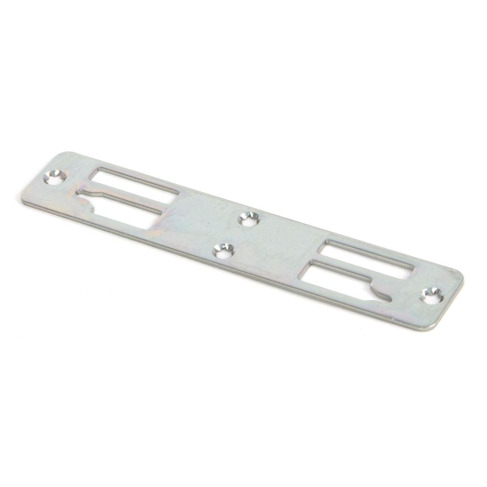 This is an image showing From The Anvil - BZP Excal - Flat Plate Centre Keep available from T.H Wiggans Architectural Ironmongery in Kendal, quick delivery and discounted prices