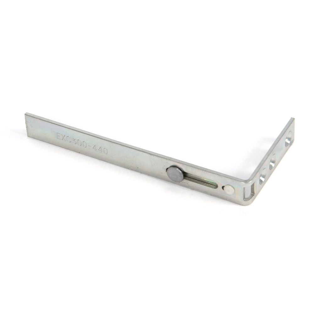 This is an image showing From The Anvil - BZP Excal - 300-440mm Shootbolt Extension Rod available from T.H Wiggans Architectural Ironmongery in Kendal, quick delivery and discounted prices