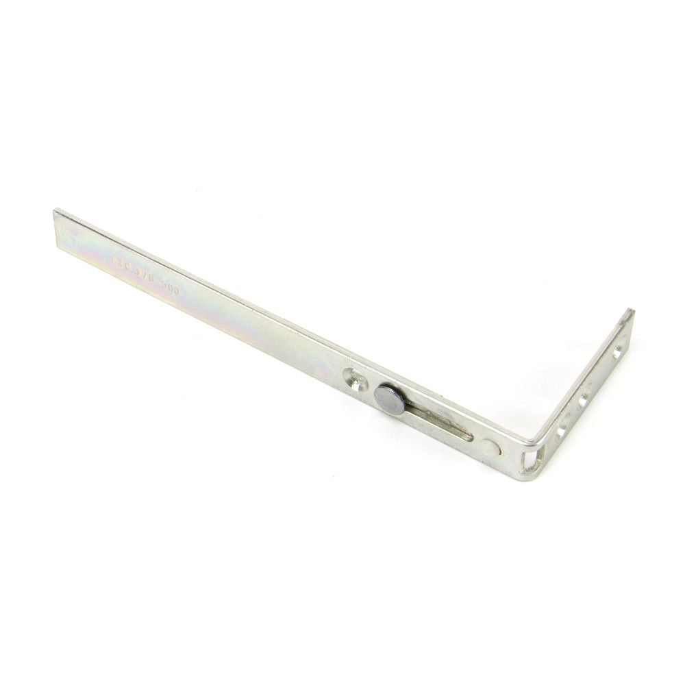 This is an image showing From The Anvil - BZP Excal - 370-500mm Shootbolt Extension Rod available from T.H Wiggans Architectural Ironmongery in Kendal, quick delivery and discounted prices