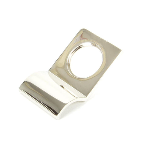This is an image of From The Anvil - Polished Nickel Rim Cylinder Pull available to order from T.H Wiggans Architectural Ironmongery in Kendal, quick delivery and discounted prices.