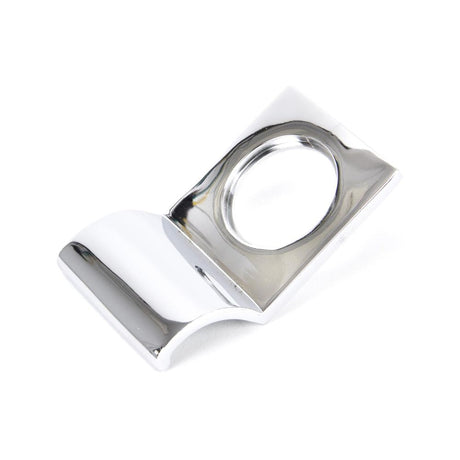 This is an image of From The Anvil - Polished Chrome Rim Cylinder Pull available to order from T.H Wiggans Architectural Ironmongery in Kendal, quick delivery and discounted prices.