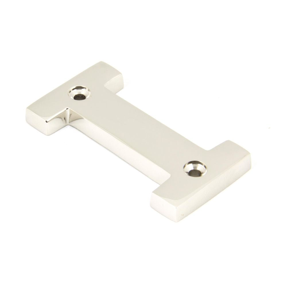 This is an image of From The Anvil - Polished Nickel Letter I available to order from T.H Wiggans Architectural Ironmongery in Kendal, quick delivery and discounted prices.
