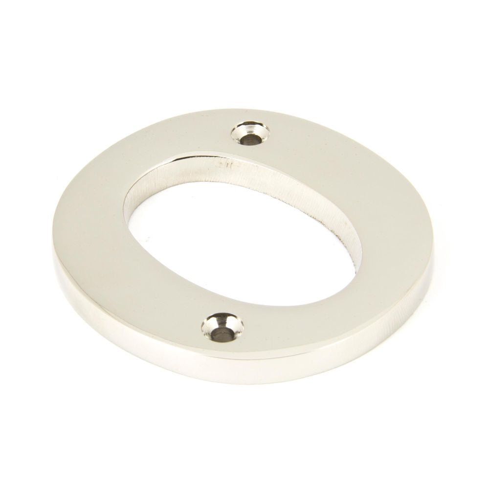 This is an image of From The Anvil - Polished Nickel Letter O available to order from T.H Wiggans Architectural Ironmongery in Kendal, quick delivery and discounted prices.