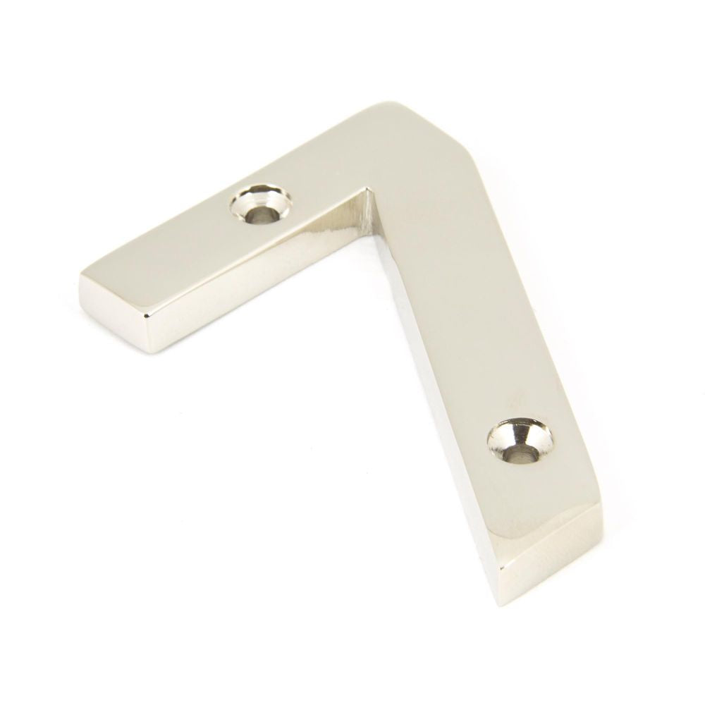 This is an image of From The Anvil - Polished Nickel Numeral 7 available to order from T.H Wiggans Architectural Ironmongery in Kendal, quick delivery and discounted prices.