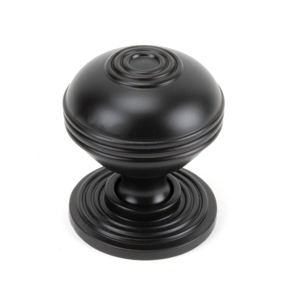 This is an image showing From The Anvil - Aged Bronze Prestbury Cabinet Knob 38mm available from T.H Wiggans Architectural Ironmongery in Kendal, quick delivery and discounted prices