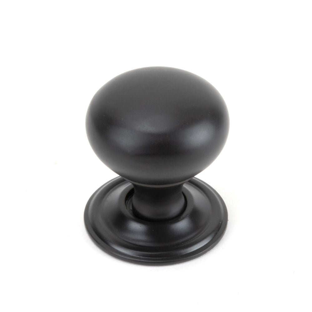 This is an image showing From The Anvil - Aged Bronze Mushroom Cabinet Knob 32mm available from T.H Wiggans Architectural Ironmongery in Kendal, quick delivery and discounted prices
