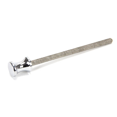 This is an image showing From The Anvil - Polished Chrome ended SS M6 110mm Threaded Bar available from T.H Wiggans Architectural Ironmongery in Kendal, quick delivery and discounted prices