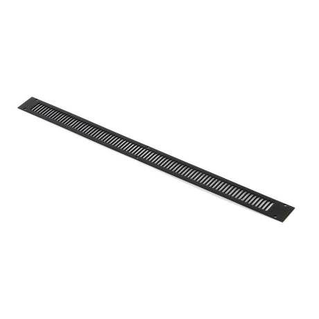This is an image showing From The Anvil - Black Aluminium Small/Medium Grill 288mm available from T.H Wiggans Architectural Ironmongery in Kendal, quick delivery and discounted prices