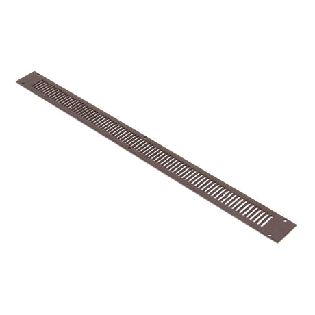 This is an image showing From The Anvil - Brown Aluminium Small/Medium Grill 288mm available from T.H Wiggans Architectural Ironmongery in Kendal, quick delivery and discounted prices