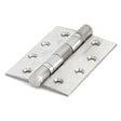 This is an image showing From The Anvil - SSS 4" Ball Bearing Butt Hinge (pair) F/R available from T.H Wiggans Architectural Ironmongery in Kendal, quick delivery and discounted prices