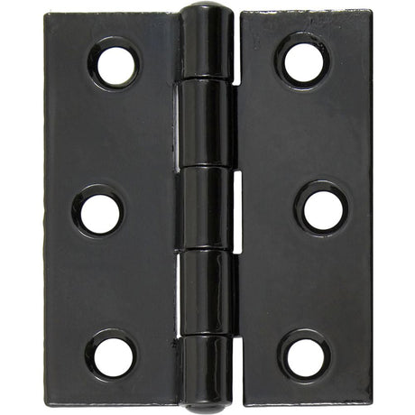 This is an image showing From The Anvil - Black 3" Butt Hinge (pair) available from T.H Wiggans Architectural Ironmongery in Kendal, quick delivery and discounted prices
