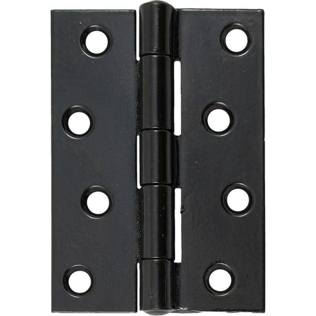 This is an image showing From The Anvil - Black 4" Butt Hinge (Pair) available from T.H Wiggans Architectural Ironmongery in Kendal, quick delivery and discounted prices