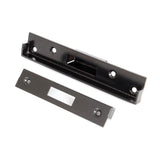 This is an image showing From The Anvil - Black 1/2" Rebate Kit for Deadlock available from T.H Wiggans Architectural Ironmongery in Kendal, quick delivery and discounted prices