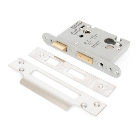 This is an image showing From The Anvil - SSS 3" Euro Profile Sash Lock available from T.H Wiggans Architectural Ironmongery in Kendal, quick delivery and discounted prices