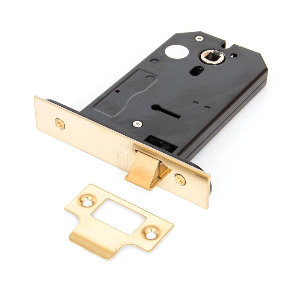This is an image showing From The Anvil - PVD 5" Horizontal Latch available from T.H Wiggans Architectural Ironmongery in Kendal, quick delivery and discounted prices