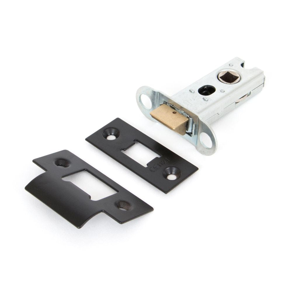 This is an image showing From The Anvil - Black 2?" Heavy Duty Latch available from T.H Wiggans Architectural Ironmongery in Kendal, quick delivery and discounted prices
