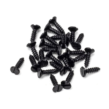 This is an image showing From The Anvil - Black 6x?" Countersunk Screws (25) available from T.H Wiggans Architectural Ironmongery in Kendal, quick delivery and discounted prices