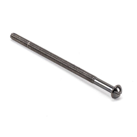 This is an image showing From The Anvil - Dark Stainless Steel M5 x 90mm Male Bolt (1) available from T.H Wiggans Architectural Ironmongery in Kendal, quick delivery and discounted prices