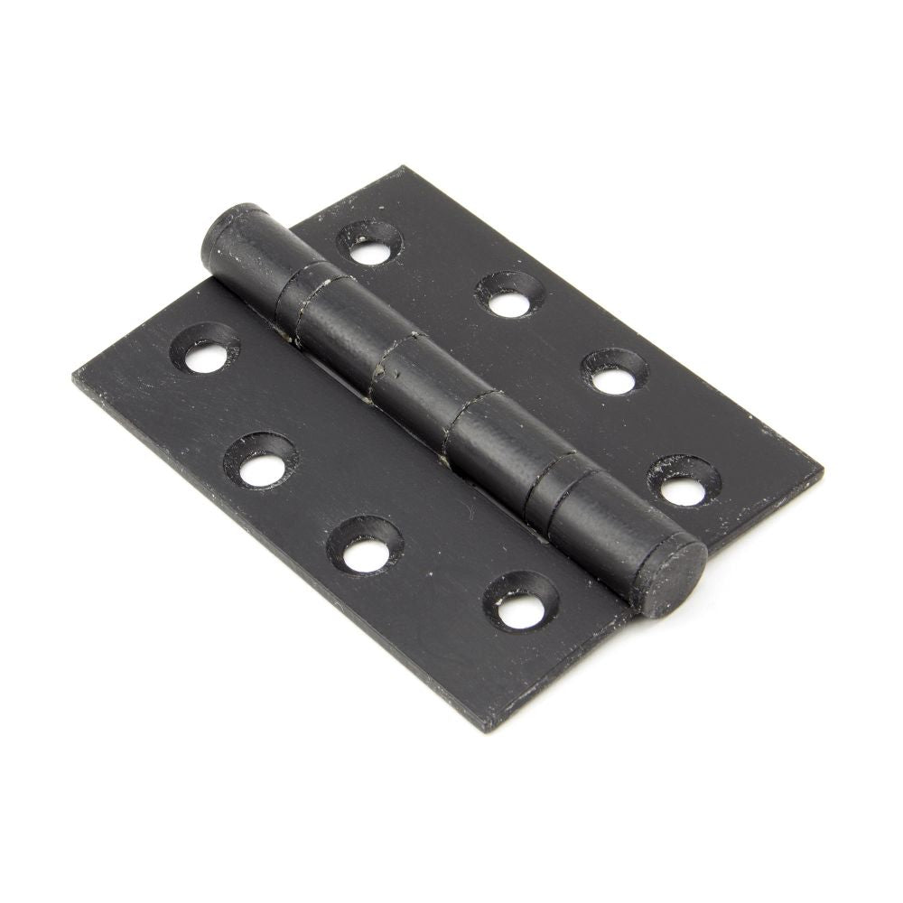 This is an image showing From The Anvil - External Beeswax 4" Ball Bearing Butt Hinge (pair) available from T.H Wiggans Architectural Ironmongery in Kendal, quick delivery and discounted prices
