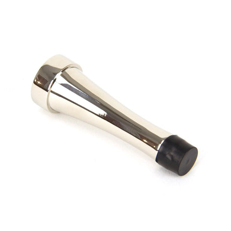 This is an image of From The Anvil - Polished Nickel Projection Door Stop available to order from T.H Wiggans Architectural Ironmongery in Kendal, quick delivery and discounted prices.