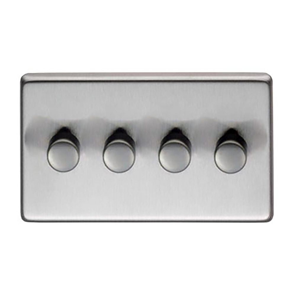 This is an image showing From The Anvil - SSS Quad LED Dimmer Switch available from T.H Wiggans Architectural Ironmongery in Kendal, quick delivery and discounted prices