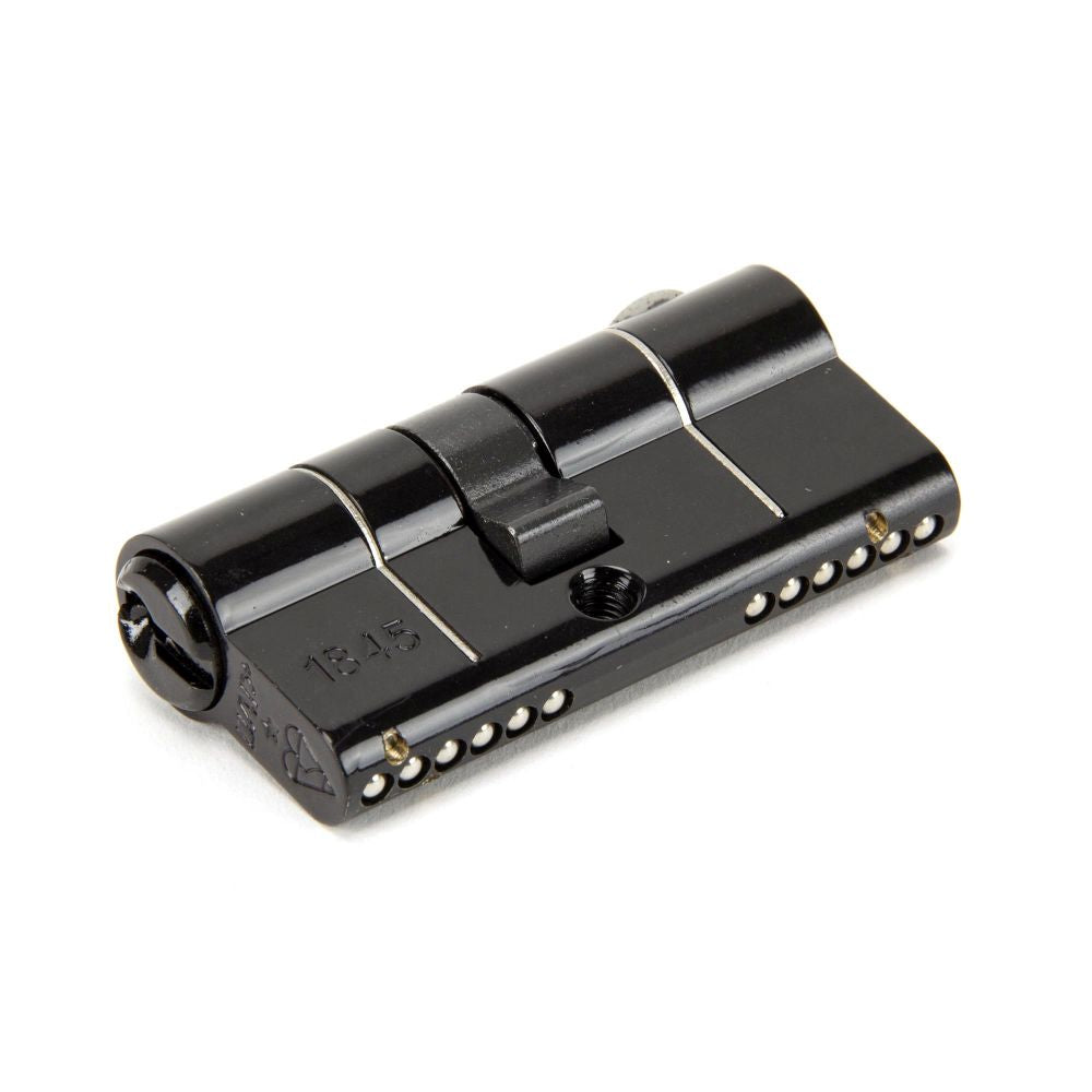 This is an image showing From The Anvil - Black 30/35 6pin Euro Cylinder available from T.H Wiggans Architectural Ironmongery in Kendal, quick delivery and discounted prices