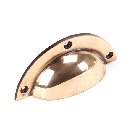 This is an image showing From The Anvil - Polished Bronze 4" Plain Drawer Pull available from T.H Wiggans Architectural Ironmongery in Kendal, quick delivery and discounted prices
