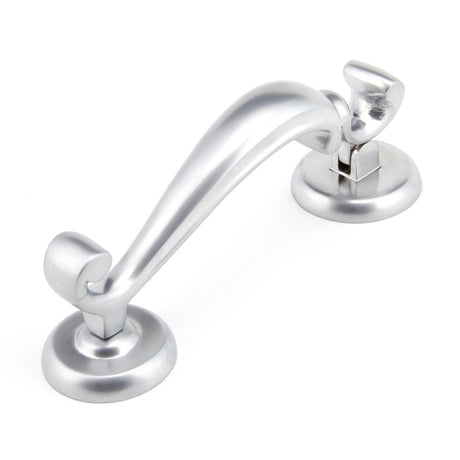 This is an image of From The Anvil - Satin Chrome Doctors Door Knocker available to order from T.H Wiggans Architectural Ironmongery in Kendal, quick delivery and discounted prices.