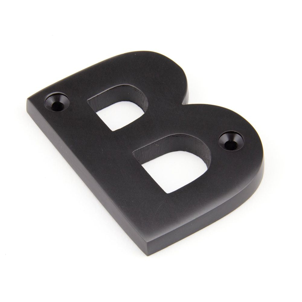 This is an image of From The Anvil - Aged Bronze Letter B available to order from T.H Wiggans Architectural Ironmongery in Kendal, quick delivery and discounted prices.