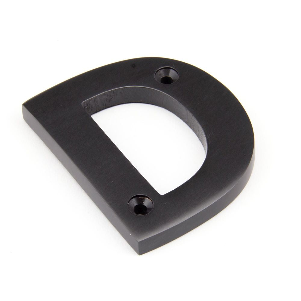 This is an image of From The Anvil - Aged Bronze Letter D available to order from T.H Wiggans Architectural Ironmongery in Kendal, quick delivery and discounted prices.