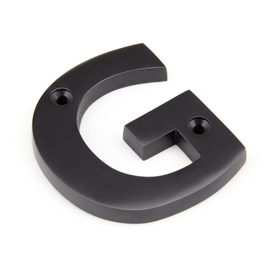 This is an image of From The Anvil - Aged Bronze Letter G available to order from T.H Wiggans Architectural Ironmongery in Kendal, quick delivery and discounted prices.