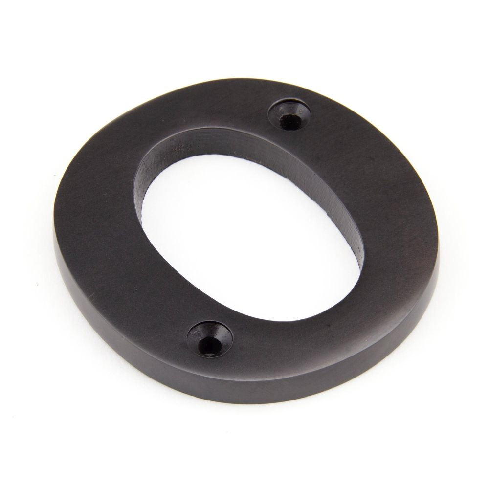 This is an image of From The Anvil - Aged Bronze Letter O available to order from T.H Wiggans Architectural Ironmongery in Kendal, quick delivery and discounted prices.