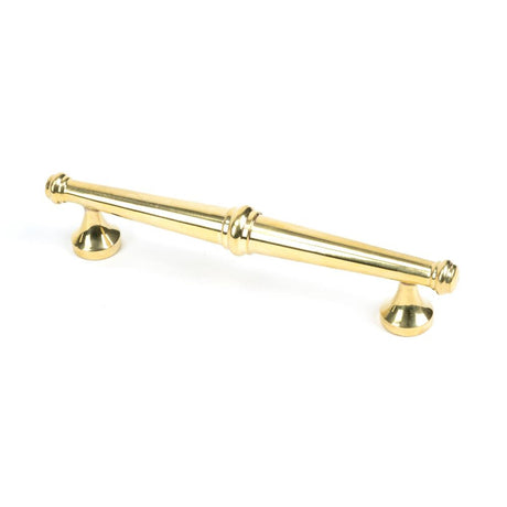 This is an image showing From The Anvil - Aged Brass Regency Pull Handle - Small available from T.H Wiggans Architectural Ironmongery in Kendal, quick delivery and discounted prices