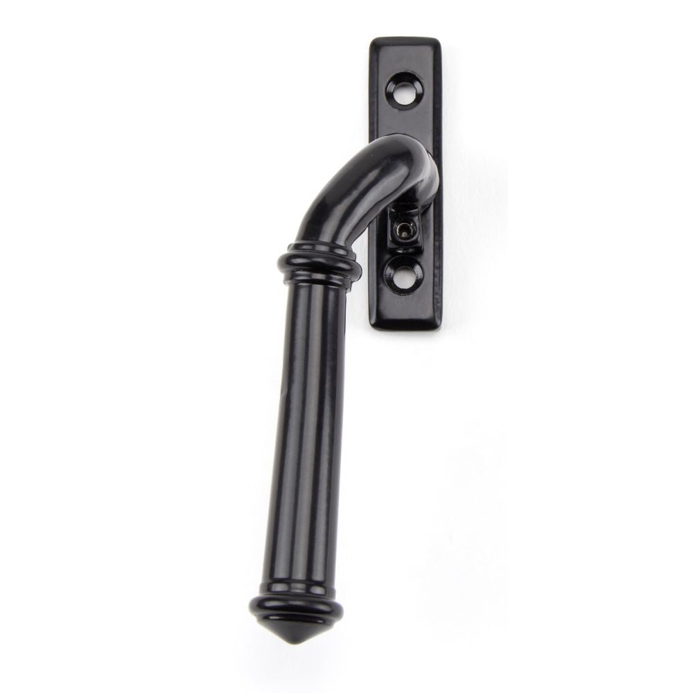 This is an image showing From The Anvil - Black Regency Espag - LH available from T.H Wiggans Architectural Ironmongery in Kendal, quick delivery and discounted prices