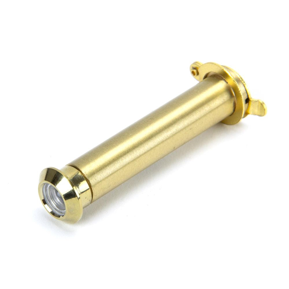 This is an image showing From The Anvil - Lacquered Brass Door Viewer 180 Deg. (55-75mm Door) available from trade door handles, quick delivery and discounted prices