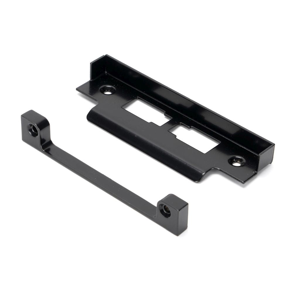 This is an image showing From The Anvil - Black Rebate Kit For 91116/91109 available from T.H Wiggans Architectural Ironmongery in Kendal, quick delivery and discounted prices