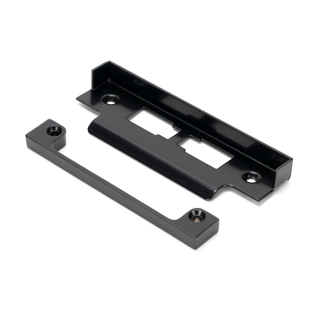 This is an image showing From The Anvil - Black Rebate Kit For 91116/91109 available from T.H Wiggans Architectural Ironmongery in Kendal, quick delivery and discounted prices