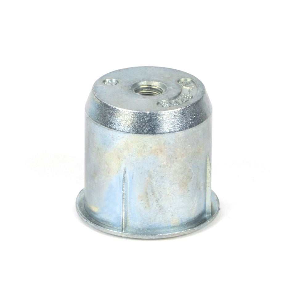 This is an image showing From The Anvil - BZP Winkhaus Adjustable Thimble Shootbolt Keep available from T.H Wiggans Architectural Ironmongery in Kendal, quick delivery and discounted prices