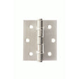 This is an image of Atlantic Ball Bearing Hinges 3" x 2.5" x 2.5mm - Satin Nickel available to order from T.H Wiggans Architectural Ironmongery in Kendal.