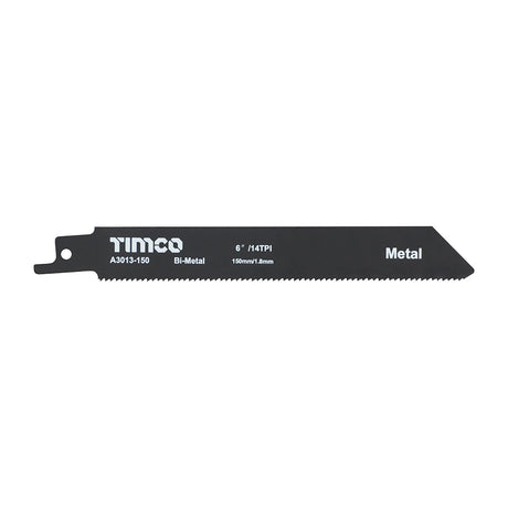 This is an image showing TIMCO Reciprocating Saw Blades - Metal Cutting - Bi-Metal - S922BF - 5 Pieces Pack available from T.H Wiggans Ironmongery in Kendal, quick delivery at discounted prices.