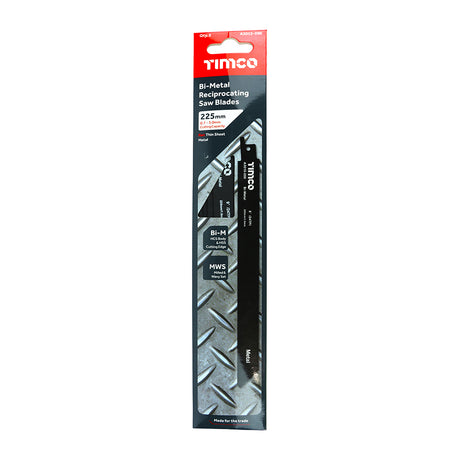 This is an image showing TIMCO Reciprocating Saw Blades - Metal Cutting - Bi-Metal - S1122AF - 5 Pieces Pack available from T.H Wiggans Ironmongery in Kendal, quick delivery at discounted prices.