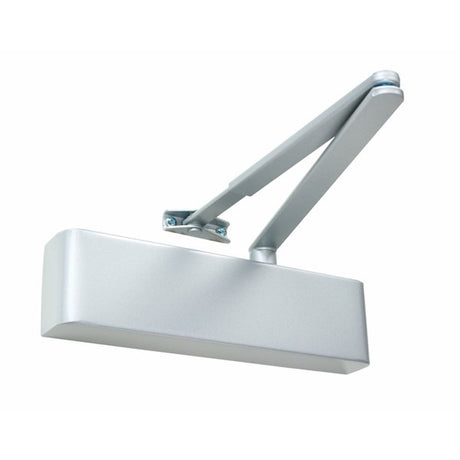 This is an image of Atlantic Premium Grade Door Closer -max 110kg,DDA,Adj,Slimline - Silver available to order from T.H Wiggans Architectural Ironmongery in Kendal, quick delivery and discounted prices.