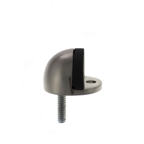 This is an image of Atlantic Half-Moon Premium Floor Mounted Door Stop - Satin Nickel available to order from T.H Wiggans Architectural Ironmongery in Kendal, quick delivery and discounted prices.