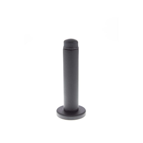This is an image of Atlantic Premium Wall Mounted Door Stop on Concealed Fix Rose - Matt Black available to order from T.H Wiggans Architectural Ironmongery in Kendal, quick delivery and discounted prices.