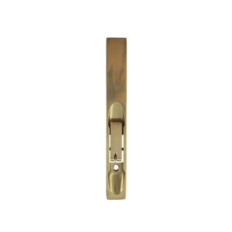 This is an image of Atlantic Lever Action Flush Bolt 150mm - Polished Brass available to order from T.H Wiggans Architectural Ironmongery in Kendal.