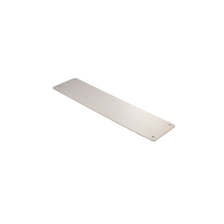 This is an image of Atlantic Finger Plate Pre drilled with screws 300mm x 75mm - SSS available to order from T.H Wiggans Architectural Ironmongery in Kendal, quick delivery and discounted prices.