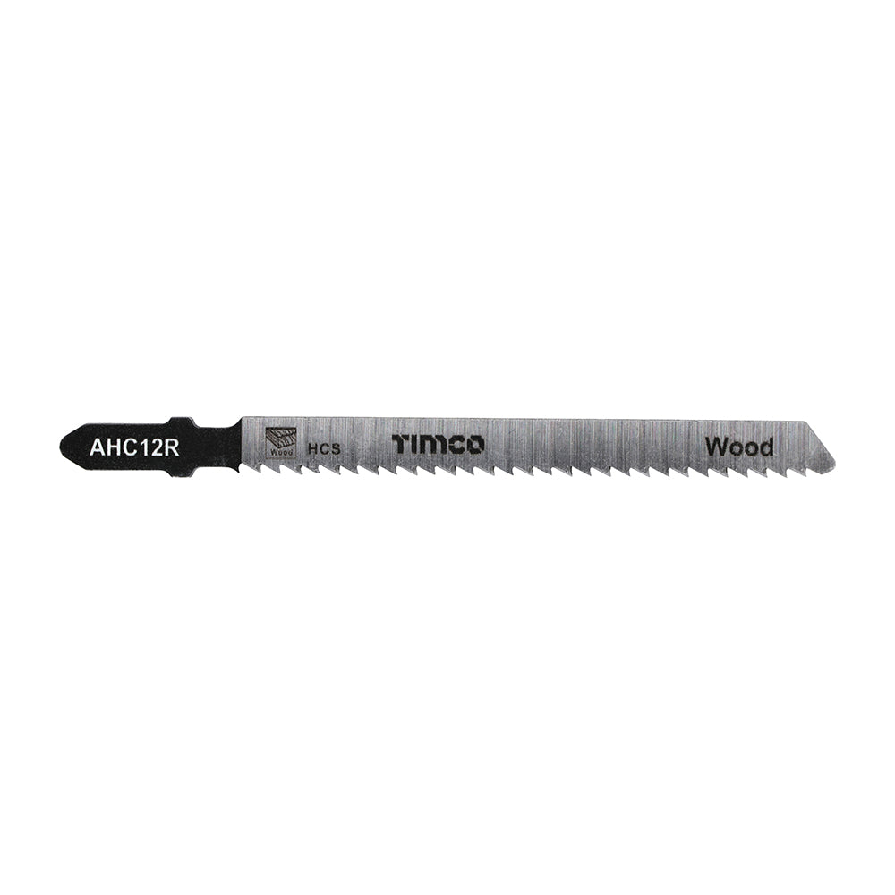 This is an image showing TIMCO Jigsaw Blades - Wood Cutting - HCS Blades - T101BR - 5 Pieces Pack available from T.H Wiggans Ironmongery in Kendal, quick delivery at discounted prices.