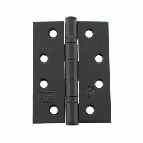 This is an image of Atlantic Ball Bearing Hinges Grade 11 Fire Rated 4" x 3" x 2.5mm - Matt Black available to order from T.H Wiggans Architectural Ironmongery in Kendal.
